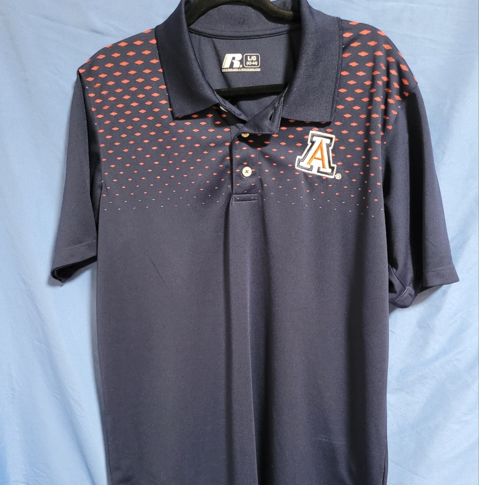 Arizona Wildcats Russell Polo Mens Size L